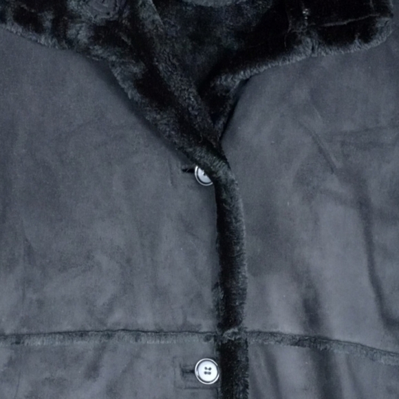Centigrade Outerwear  Oversize Faux Suede Coat Size Small - Picture 8 of 11
